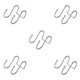 thumbnail image 1 of Wosthever Gancho de almacenamiento en forma de S doble de acero inoxidable para baño, cocina, pared, puerta, organizador, accesorios Type2 NO2 Wosthever CBP084782, 1 of 4