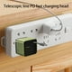 thumbnail image 3 of 3 en 1 Cargador Ganador Con Cable Tipo C 2 Puertos USB para Teléfonos Inteligentes Laptops () Verde, 3 of 9