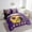 Yellow Purple, variant on Erosebridal American Football Bedding Sets, Eat Sleep Comforter Sets with Sheets, Sports Lover Reversible Bed Sheets Set, Microfiber Room Decoration, 7-Piece