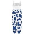 thumbnail image 5 of ZHOGXU Toddler Kids Girls Romper Sleeveless Adjustable Straps Polka Dot Print Comfortable Fahion Jumpsuit For Daily Wear,Blue,3-4 Years, 5 of 5