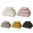 thumbnail image 3 of BemeyourBBs 100% Cotton Waffle Bath Towels for Bathroom Soft Waffle Weave Bath Towel Set Oversize Quick Dry Waffle Bath Towel Hand Towel Face Towel 3 PCS Set, 3 of 5