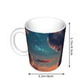 thumbnail image 2 of Yiaed Starry Sky Cloud Puppy Print Ceramics Coffee,Large Handle Design,Extra Large Tea and Coffee Cup for Office and Home Mugs, 2 of 6