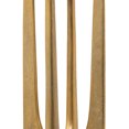 thumbnail image 3 of 16" Gold Distressed Aluminum Geometric Tabletop Pillar Candle Holder, 3 of 4
