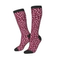 thumbnail image 2 of Haiem Rose Leopard Print Socks, Funny Novelty Crazy Design Cotton Socks Sports Socks Knee High Socks For Men, Women,1Pairs - Gift For Working Friends, 2 of 9