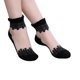 thumbnail image 1 of BRIGHTFUFU Calcetines Cortos De Encaje Negro Transparente Con Textura Y Para Mujer, 1 of 6