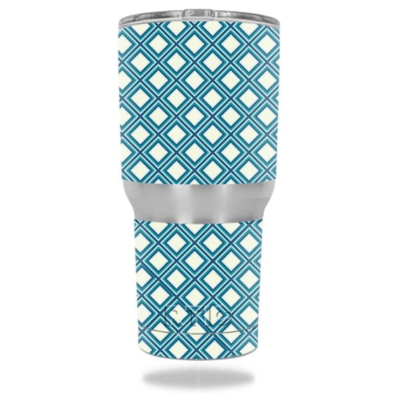 MightySkins RTTUM30-Trip Squares Skin for RTIC 30 oz Tumbler 2016 Wrap Cover Sticker - Trip Squares