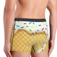 thumbnail image 5 of Kll White Ice Cream Men'S Cotton Boxer Briefs Underwear-Medium, 5 of 9