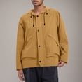 thumbnail image 1 of LOVZFMLL Jackets for Men Solid Color Outdoors Shoulder Insert Mountaineering Wearproof Warm Zipper Multi-pocket Coat Long Sleeve Jacket, 1 of 9