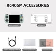 thumbnail image 4 of RG405M Classic Video Games Pad Consolas de juegos de 4 pulgadas (128G gris), 4 of 7