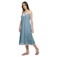 thumbnail image 5 of Moomaya WoMen's Printed V-Neck Sleepwear Cotton Spaghetti Strap Nightdress, 5 of 6