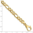 thumbnail image 2 of 10K Yellow Gold 8.5Mm Hand Polished Fancy Link Bracelet (Width 8.5) (Length 8) - Jbsp, 2 of 5