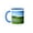 Blue/White, variant on 3drose, French Farms. Lavender., 11oz Mug