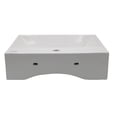 thumbnail image 3 of Lavabo Ovalin Para Baño Rubinett Ceramico Blanco Con Monomando Y Contra De Lujo, 3 of 4