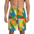 thumbnail image 3 of Lsque German Shepherd Dog Mens Sleep Pajama Shorts,Short Pajama Pants, Cotton Ultra-Soft Knit-XX-Large, 3 of 9