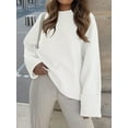 thumbnail image 2 of Fantaslook Sweaters for Women Oversized Crewneck Long Sleeve Chunky Knit Pullover Sweaters Tops Trendy Fall Outfits, 2 of 7