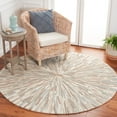 thumbnail image 2 of SAFAVIEH Fifth Avenue Davina Abstract Area Rug, Ivory/Grey, 6' x 6' Round, 2 of 7