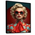 thumbnail image 2 of Designart "Italian Stylish Retro Revival III" Fashion Floater Framed Wall Art Print, 2 of 7
