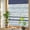 Blue, variant on Black Gray Ombre Privacy Window Film, Decorative Stained Glass Window Film, Modern Abstract Moire Art Geometric Resuable Rainbow Static Cling for Home Bathroom Living Room Glass Door 17.7"x39.3"