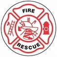 thumbnail image 2 of Accuform Hard Hat Label,Red,Black/White LHTL605, 2 of 2