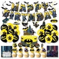 thumbnail image 1 of Globos decorativos para cumpleaños alusivos a Batman, 1 of 9