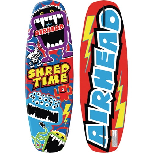 Airhead Shred Time Youth Wakeboard with Grab Bindings, Up to 130 lbs by Kwik Tek Inc