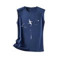 thumbnail image 4 of Moda mujer Casual sin mangas impreso señoras sudaderas Tops camisa chaleco fino Fridja qr2039, 4 of 6