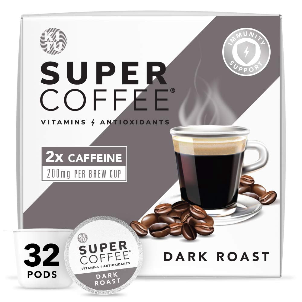 Kitu Super Coffee Pods, Energy & Immunity (2x Caffeine