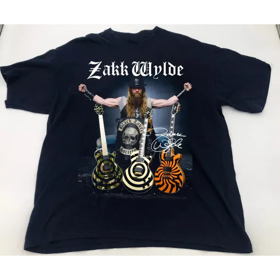 Zakk Wylde and Guitar Collection Short Sleeve Basic S to 5XL T-shirt