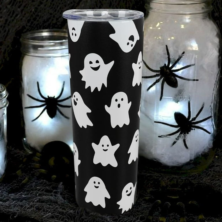 Halloween Tumbler Halloween Gifts for Women, ghost cups gothic Tumblers  with Lids and Straw, witch tumbler Iced Coffee Travel Halloween Cup Unique  Birthday Gift pumpkin cup 