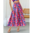 thumbnail image 3 of Falda BTFBM Midi con estampado floral Maxi para mujer Verano 2025, 3 of 6
