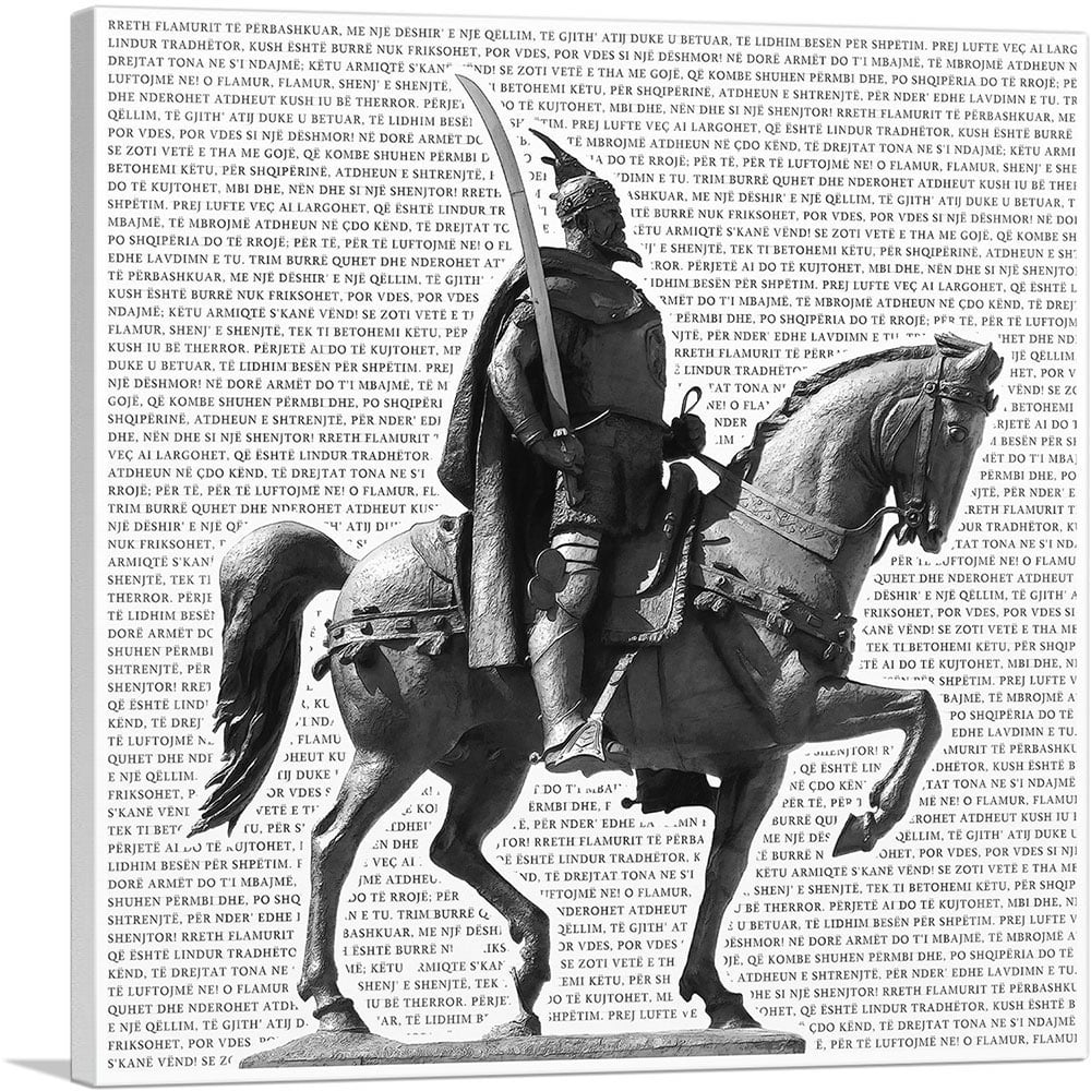 ARTCANVAS Skanderbeg Monument George Castriot Albania National Anthem artcanvas-skanderbeg-monument-george-castriot-albania-national-anthem