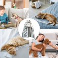 thumbnail image 3 of Interactive dog bath towel, portable, absorbent, quickdrying, microfiber, 3 of 5