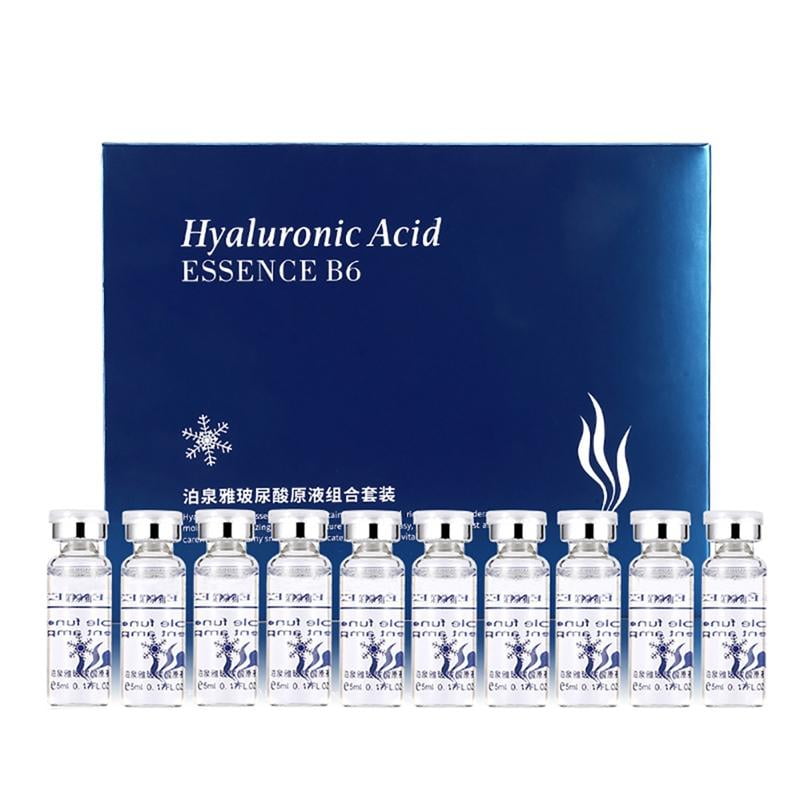Hyaluronic Acid for Face - 100% Pure Medical Quality Clinical Strength Formula - Anti aging serum for your skin and lips