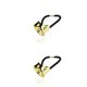 thumbnail image 4 of Sonducket Bandas para el cabello de alta elasticidad, estilo Simple, media luna, ajustable, decorativa, sin enganches, coleta, anillo, superficie Oro 2Conjunto, 4 of 6