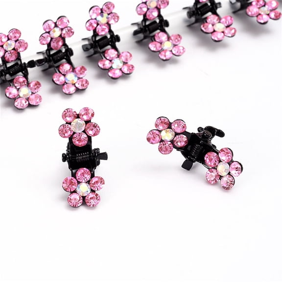 TIHLMK Sales Clearance Hair Clips for Women Rhinestone Side Clip Small Hair Clip Hair Claw Sim-ple Bangs Clip Top Clip Hair