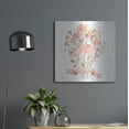thumbnail image 6 of Luxe Metal Art 'Romantic Blooms 4' by Silvia Vassileva Metal Wall Art, 24" x 24", 6 of 8