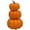 Orange, variant on 3-Color Artificial Stacked Pumpkin Tower, 7.48" Mini Faux Pumpkin Decoration, Paintable Harvest Pumpkin Ornament, Reusable Fall Tabletop Decor for Halloween Thanksgiving Farmhouse Home Party