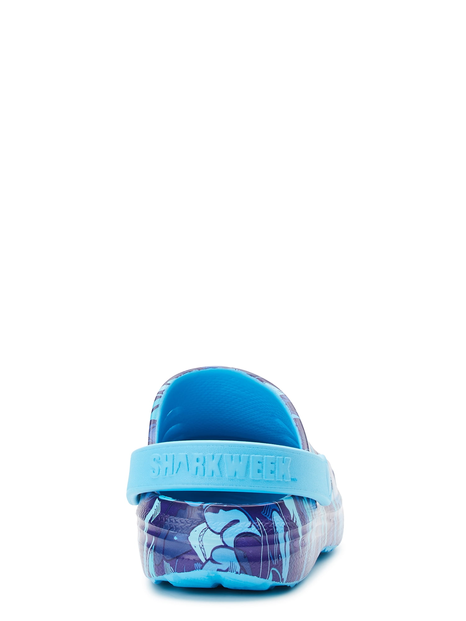 Rugged Shark Little and Big Kids Shark Week Clog Shoes, Sizes 10-4