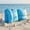 Blue, variant on VVQ 2Pcs Inflatable Arm Floaties, Double Air Chambers Swimming Arm Bands for Pool Beach, Safe Swim Training Water Sleeves with One Way Valves, Blue