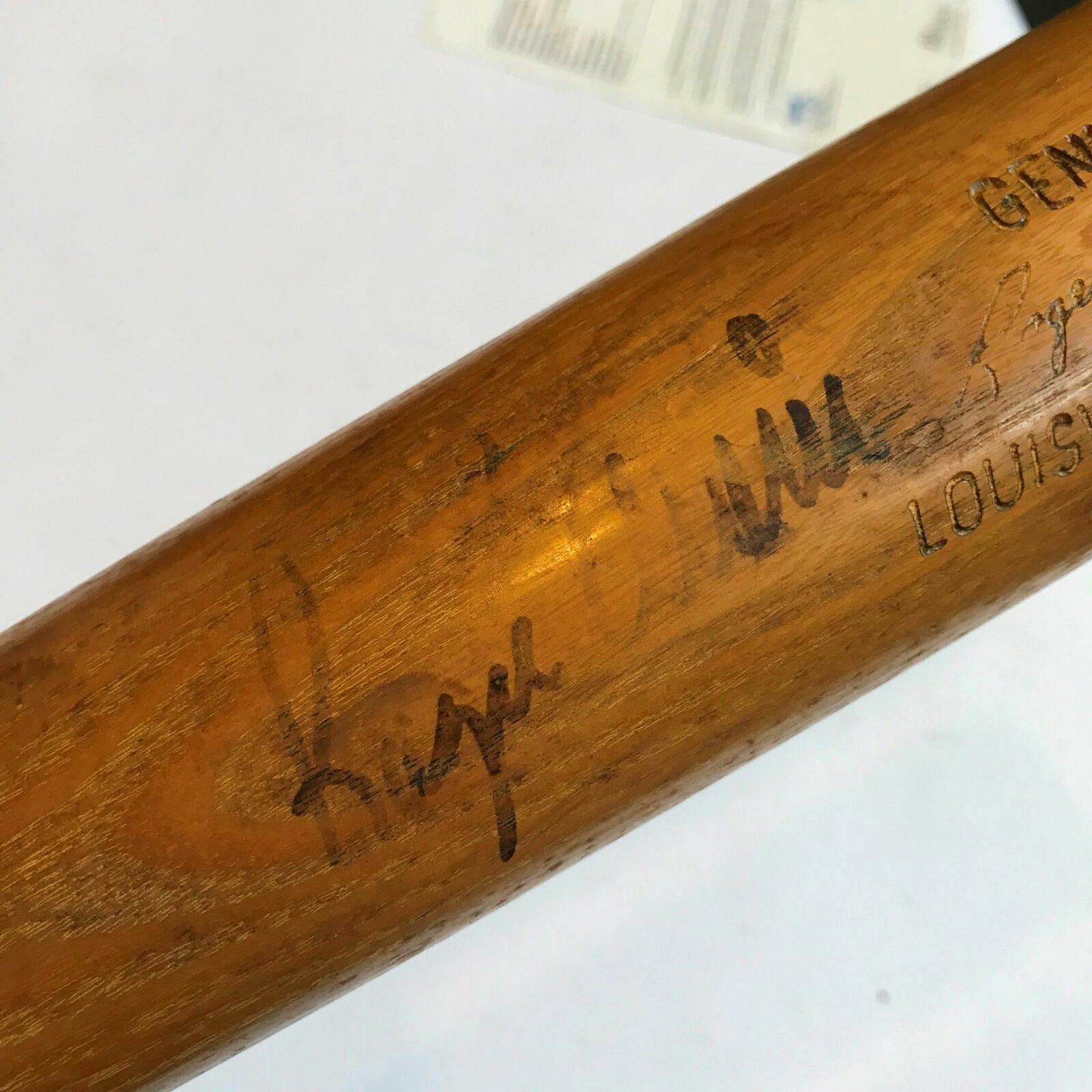 Roger Maris Signed 1965 Game Model Louisville Slugger Baseball Bat PSA  JSA COA