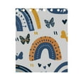 thumbnail image 4 of Rainbows and Butterflies Curtains Grommet Black Out 63 Inch Length Curtain Drapes for Bedroom Living Room 2 panels set, 4 of 5