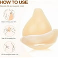 thumbnail image 5 of Adhesive Bra, Breast Lift Strapless Silicone Sticky Bra Nippless Covers Push Up Self Invisible Backless Sticky for Women, 5 of 10