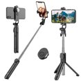 thumbnail image 1 of Trípode Bluetooth Selfie Stick negro Adepaton CJWUS-454, 1 of 7