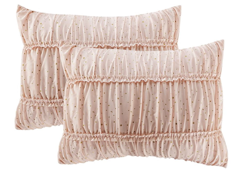 Celestial Princess Pink 5-Piece Microfiber Comforter Set - Full