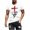 White, variant on WREESH Men's Fashion T-Shirts Spring Summer Casual Printing Round Neck Pullover T-Shirt Short Sleeve Tops Workout Tops White