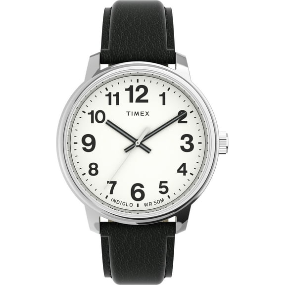 Timex Men's Easy Reader Bold Black Strap