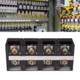 thumbnail image 5 of Bloque De Terminales, 150A 600V Resistencia A Altas Temperaturas Tira De Terminales De Tornillo De Cableado Fácil Fila Doble Para Distribución De Túneles Para Iluminación, 5 of 5