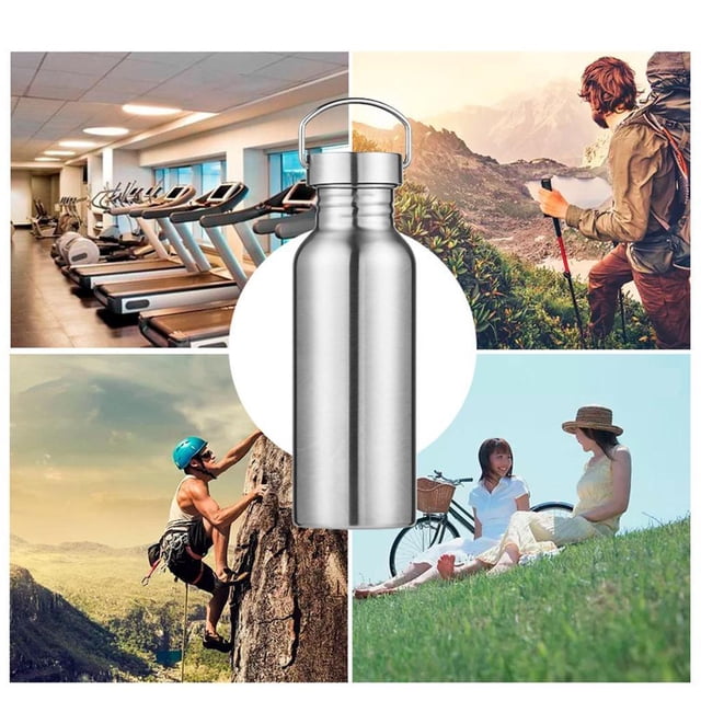 2x Botella de Agua Acero Inoxidable 350/500/650/, de Doble Pared, de Frío/Caliente Reutilizable Gimnasio Ciclisimo Cola Petaca deportiva de acero inoxidable