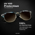 thumbnail image 2 of KALIYADI Polarized Sunglasses for Men and Women Semi-Rimless Frame Driving Sun glasses UV Blocking, 2 of 10