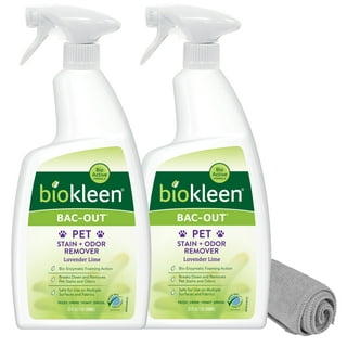 Biokleen Bac-Out Stain & Odor Remover Live Enzyme Cultures & Lime Extract,  32 Fl Oz 